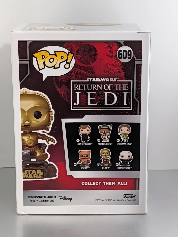 Anthony Daniels — Anthony Daniels Autographed Signed Star Wars C-3PO Funko Pop #609, image 3