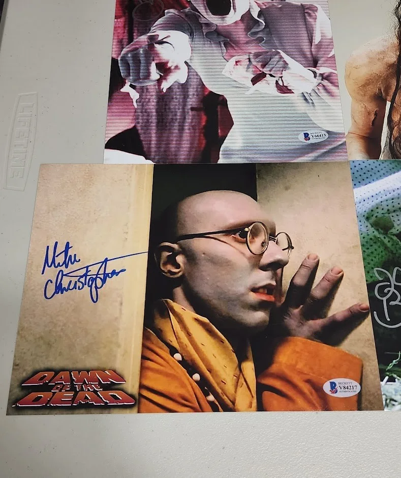 Danielle Bisutti, J.C. Brandy, Mike Christopher, Matthew Davis — Lot of 4 Signed 8x10 Horror Photo Bisutti JC Brandy Mike Christopher MP Davis, image 4