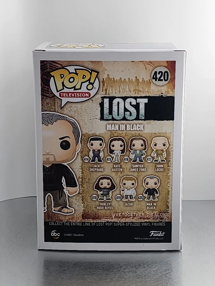 Titus Welliver — Titus Welliver Signed Autographed Funko Pop #420 Man in Black LOST, изображение 3