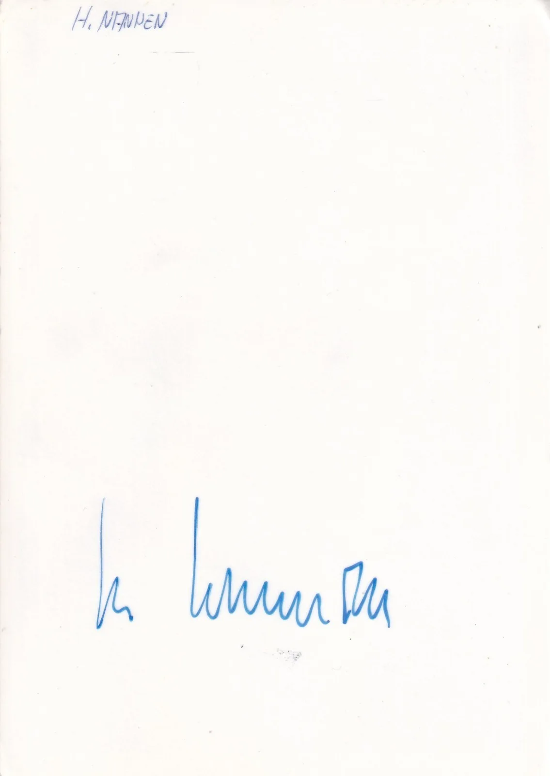 Henri Nannen - STERN publisher - photo - 2 x original signed, image 2