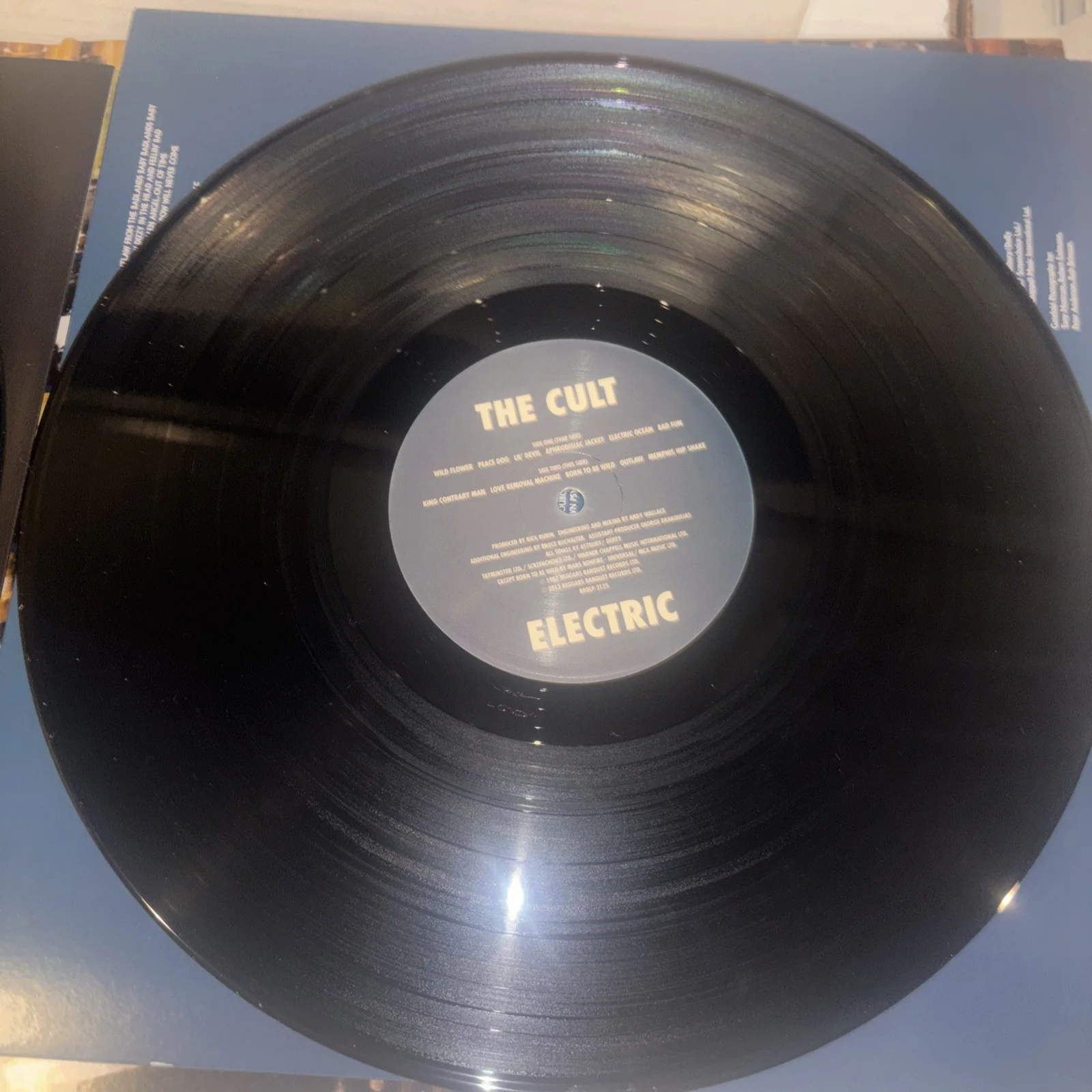 The Cult Electric Signed LP Vinyl With Ian Astbury And Billy Duffy Autographs, изображение 5