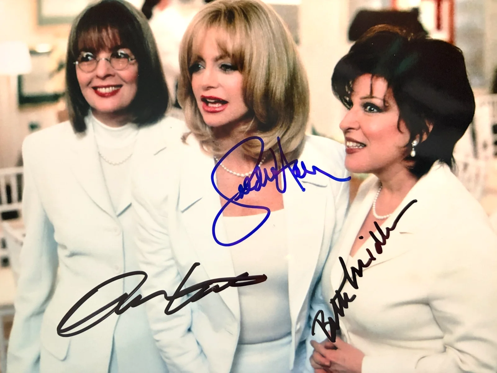 The First Wives Club Cast — The First Wives Club Signed Cast 8x10 Bette Midler Hawn Keaton•Piece of Past COA, изображение 2
