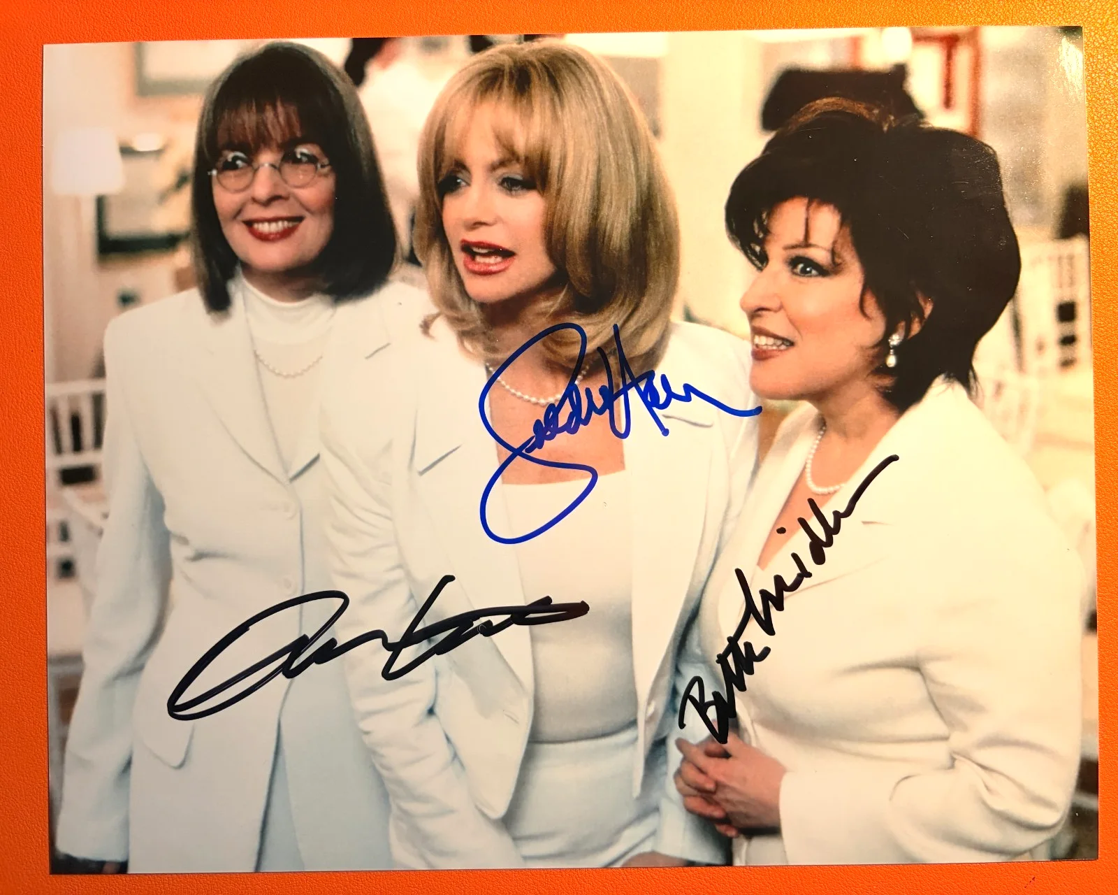 The First Wives Club Cast — The First Wives Club Signed Cast 8x10 Bette Midler Hawn Keaton•Piece of Past COA, изображение 3