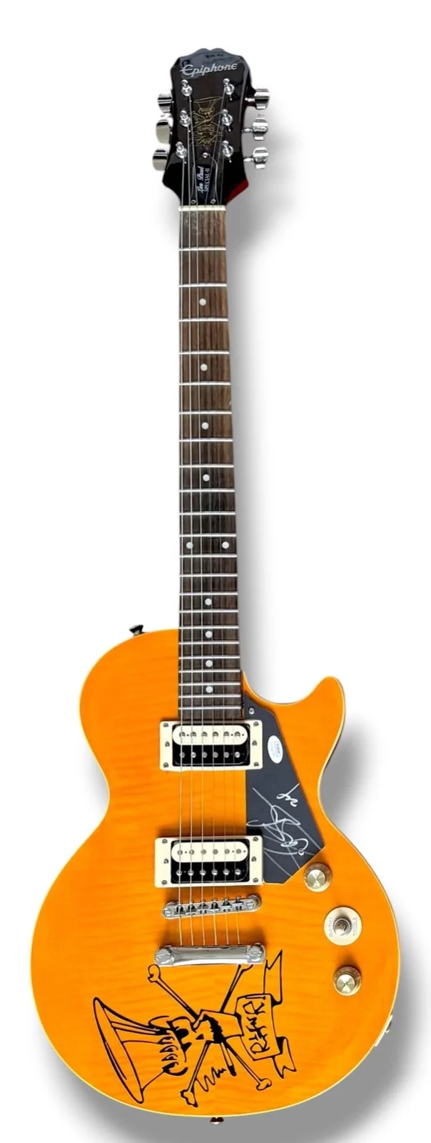 Slash Signed Guitar JSA COA Epiphone Appetite Les Paul Guns N Roses, image 3