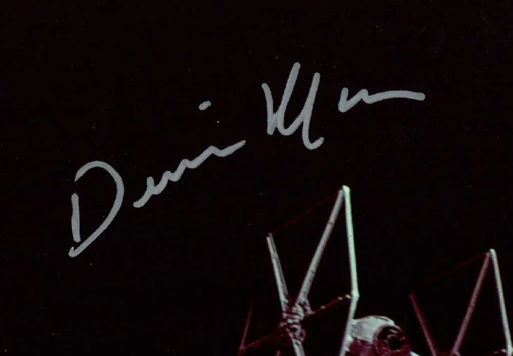 DENNIS MUREN SIGNED 11x14 PHOTO ILM SPECIAL EFFECTS ARTIST STAR WARS BECKETT BAS, изображение 2