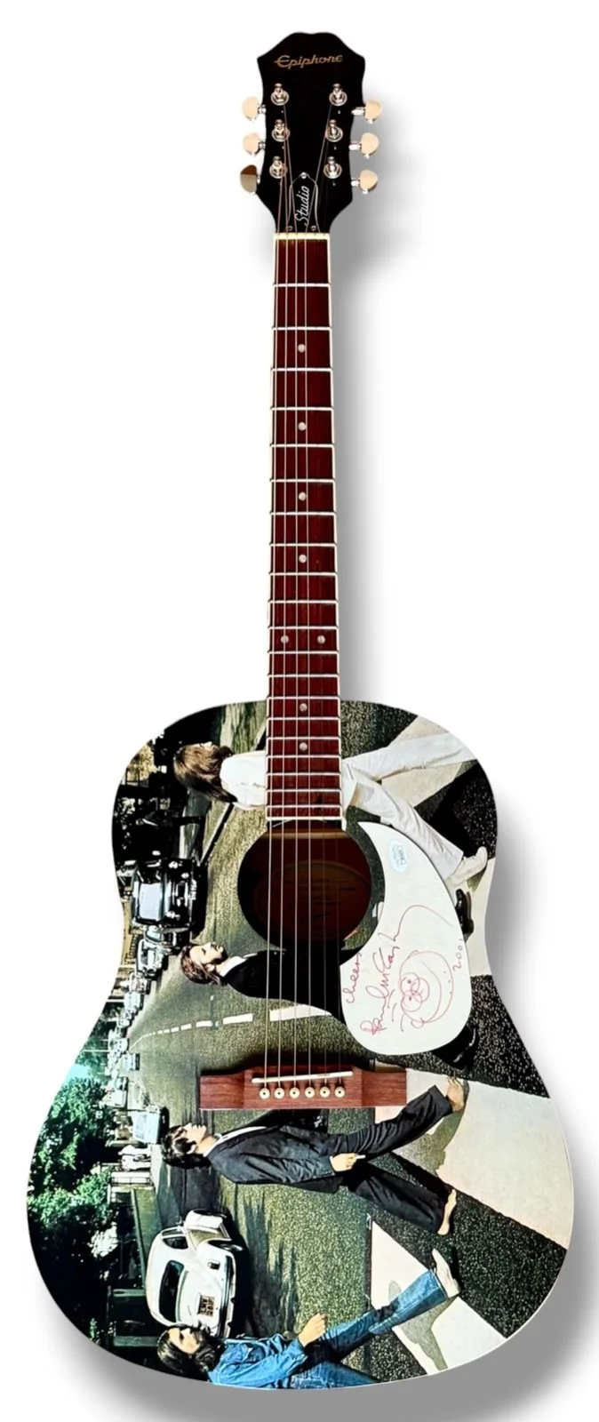 Paul McCartney Signed Guitar Custom JSA COA The Beatles + Hand Drawn Sketch!!, image 3