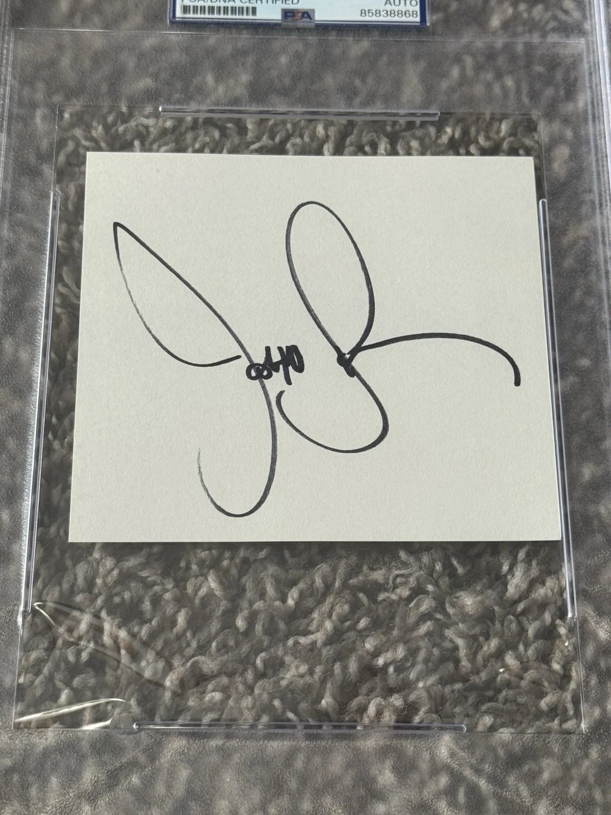 John Stamos Autographed Cut PSA Slabbed Signed Full House Actor Auto, image 2