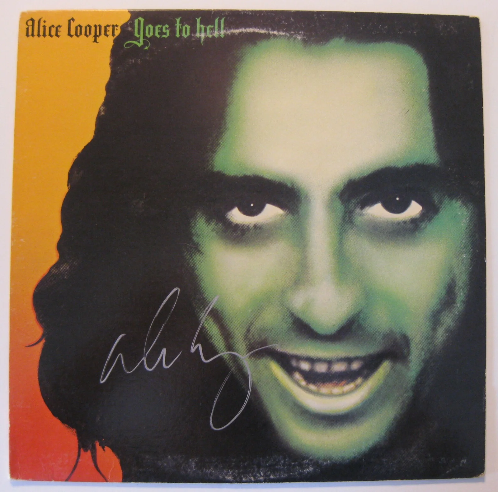 Alice Cooper signed Goes to hell album vinyl record COA exact proof Beckett BAS, изображение 3