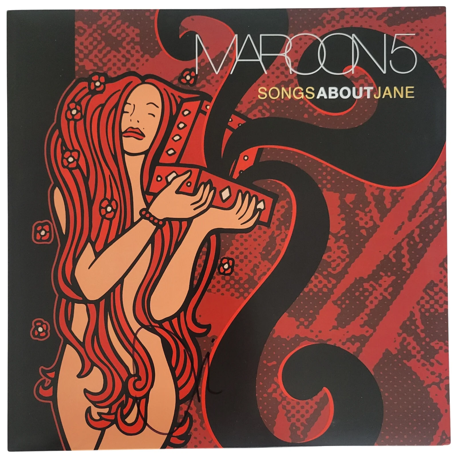 Adam Levine Signed Maroon 5 Songs About Jane Album Vinyl Proof Beckett COA, изображение 4