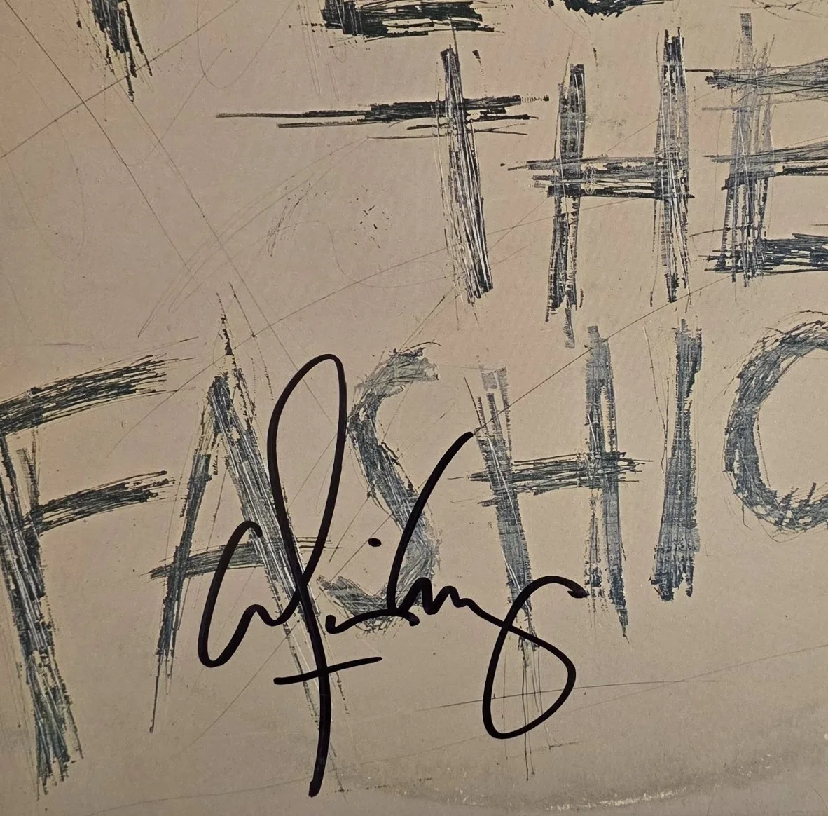 Alice Cooper Signed Flush the Fashion Album COA Proof Autographed Vinyl Record, изображение 4