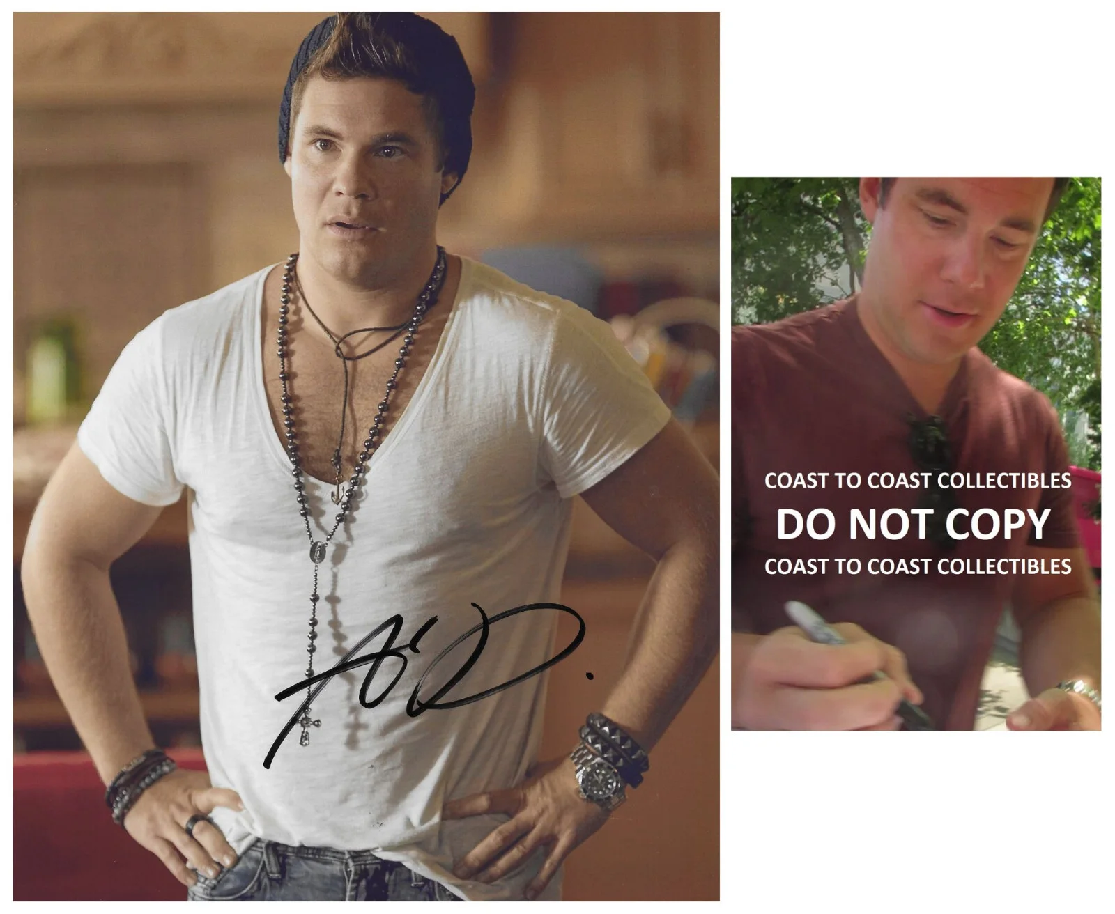 Adam Devine — Adam Devine Signed 8x10 Photo Proof COA Autographed Actor Workaholics Comedian