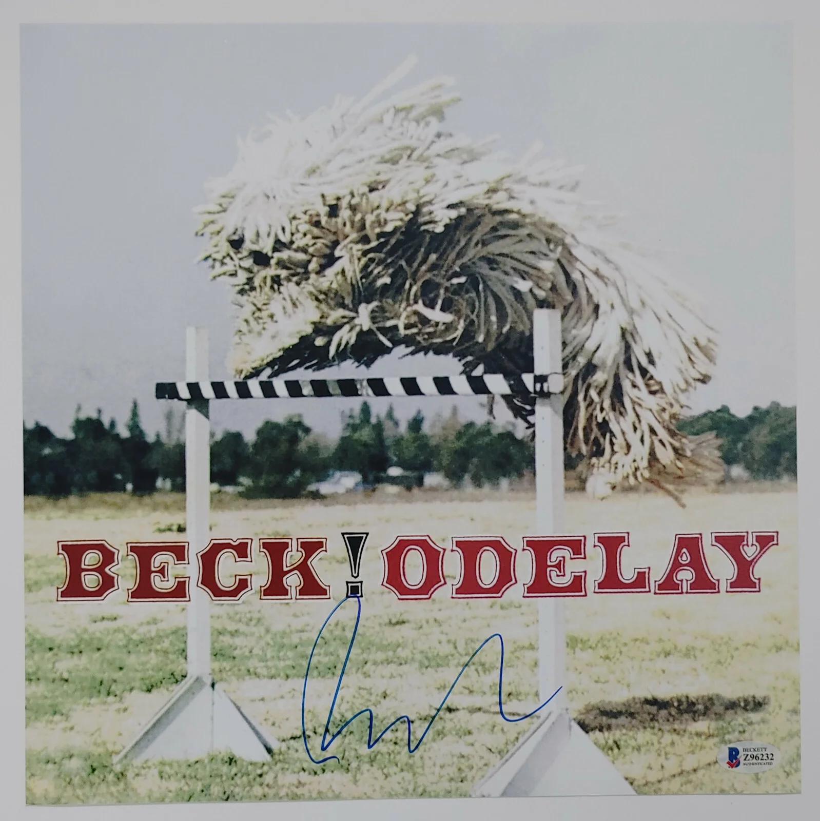 Beck Hansen autographed Beck! Odelay 12x12 album photo COA Proof Beckett BAS, изображение 2