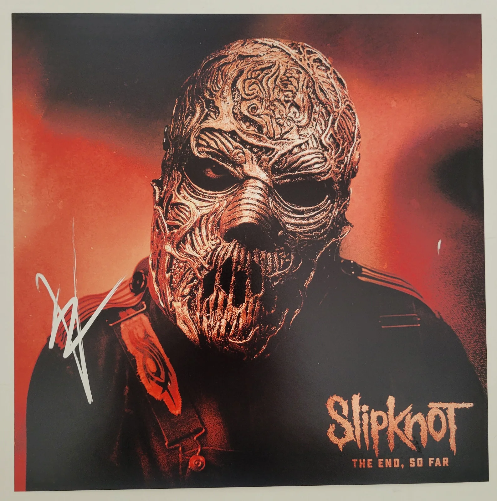 Alessandro Venturella Slipknot metal band signed 12x12 photo COA Proof autograph, изображение 2