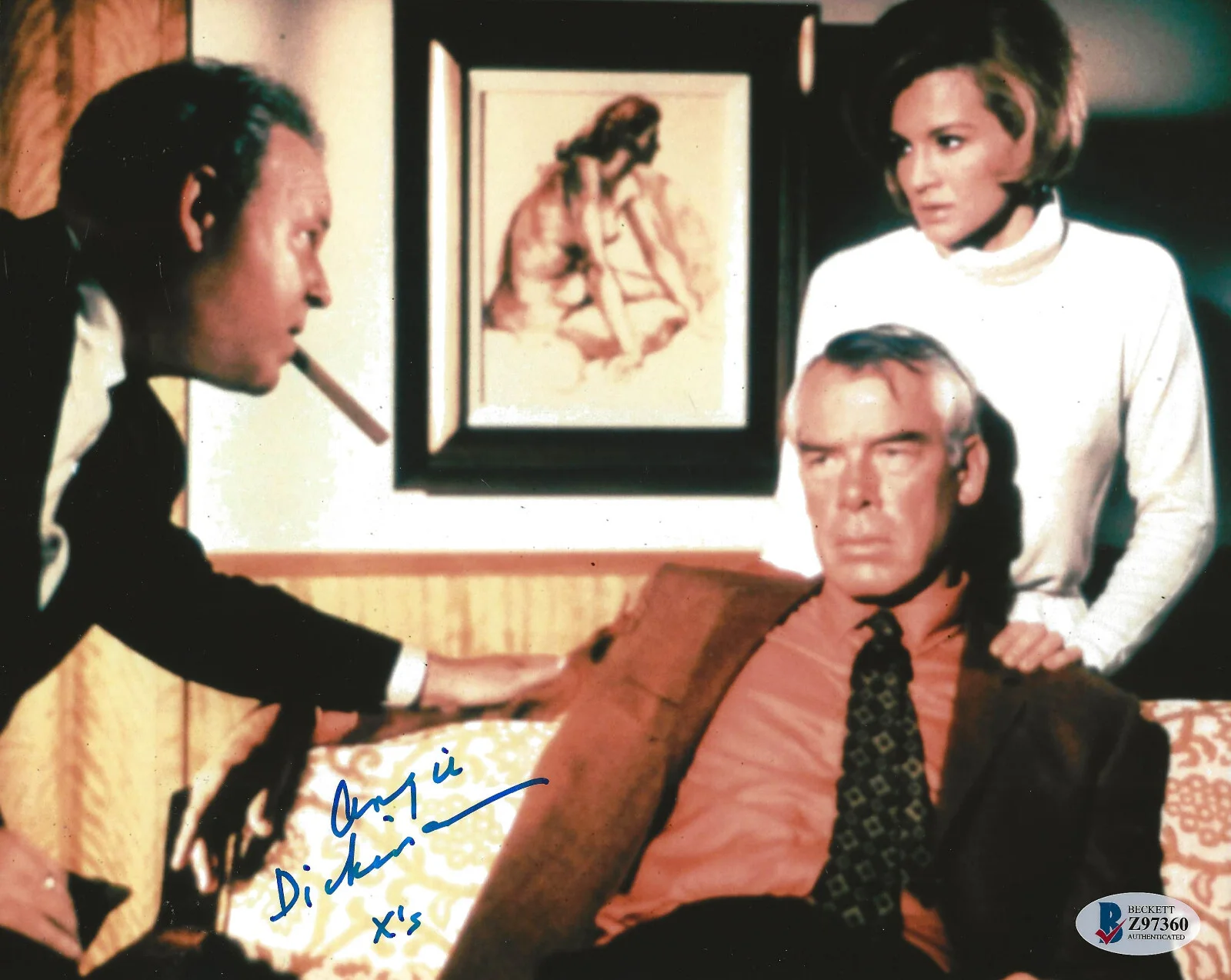 Angie Dickinson — Angie Dickinson Hollywood Legend signed 8x10 photo Beckett COA proof auto..., image 2
