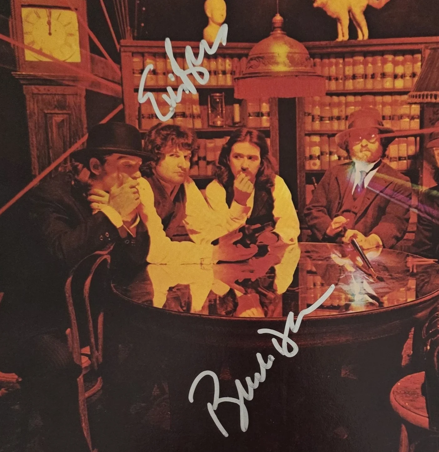 Blue Oyster Cult Signed Spectres Album COA Proof Autographed Vinyl Record, image 3