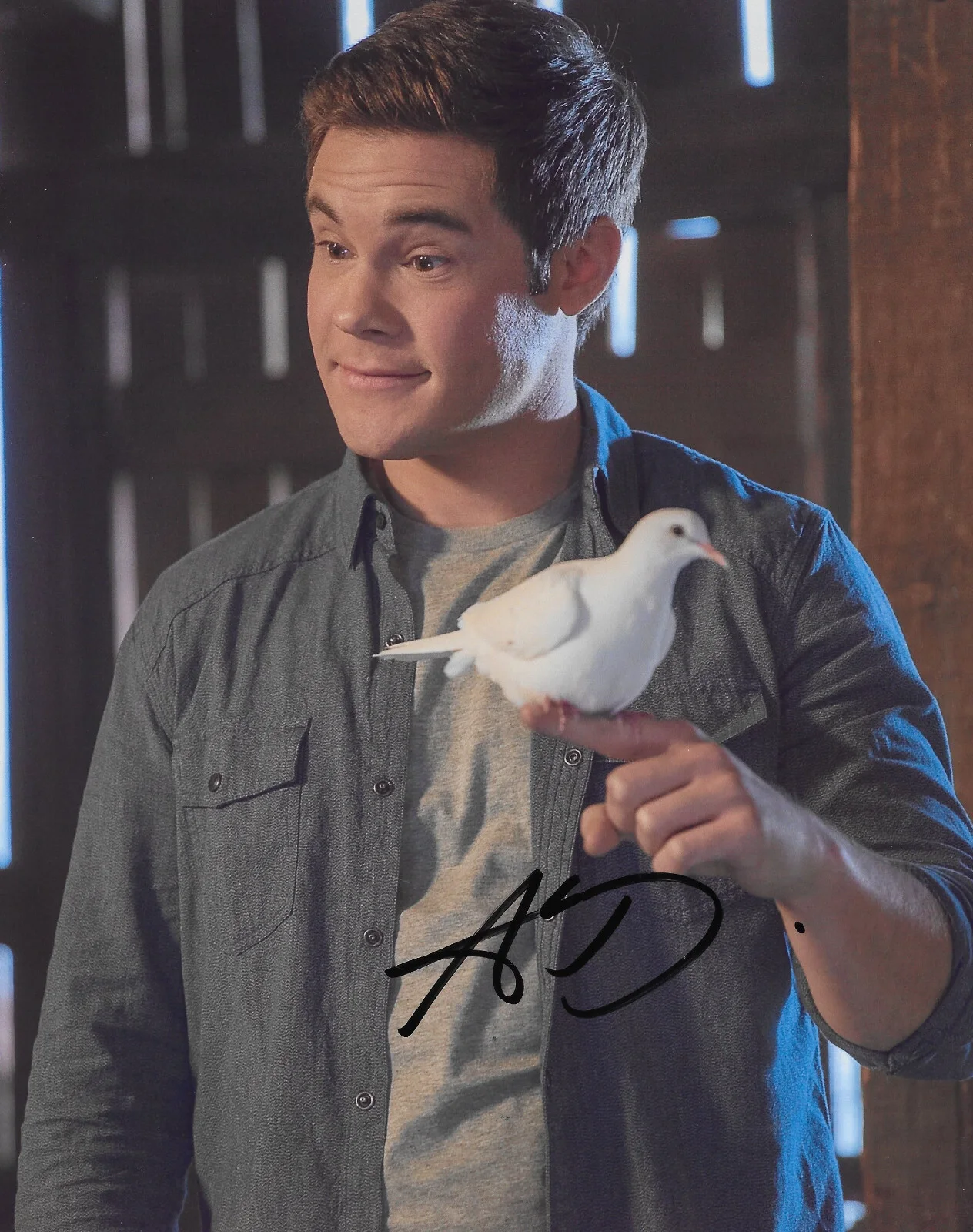 Adam Devine — Adam Devine Signed 8x10 Photo Proof COA Autographed Actor Workaholics Comedian,, image 2
