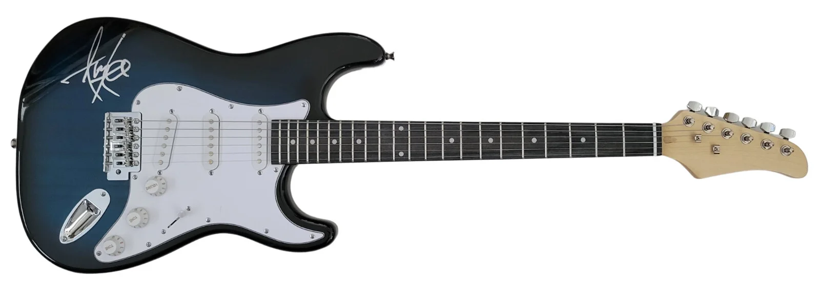 Amy Lee Evanescence signed full size electric guitar COA proof autographed, image 2