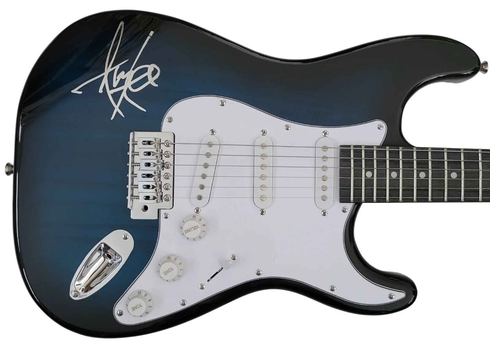 Amy Lee Evanescence signed full size electric guitar COA proof autographed, image 4