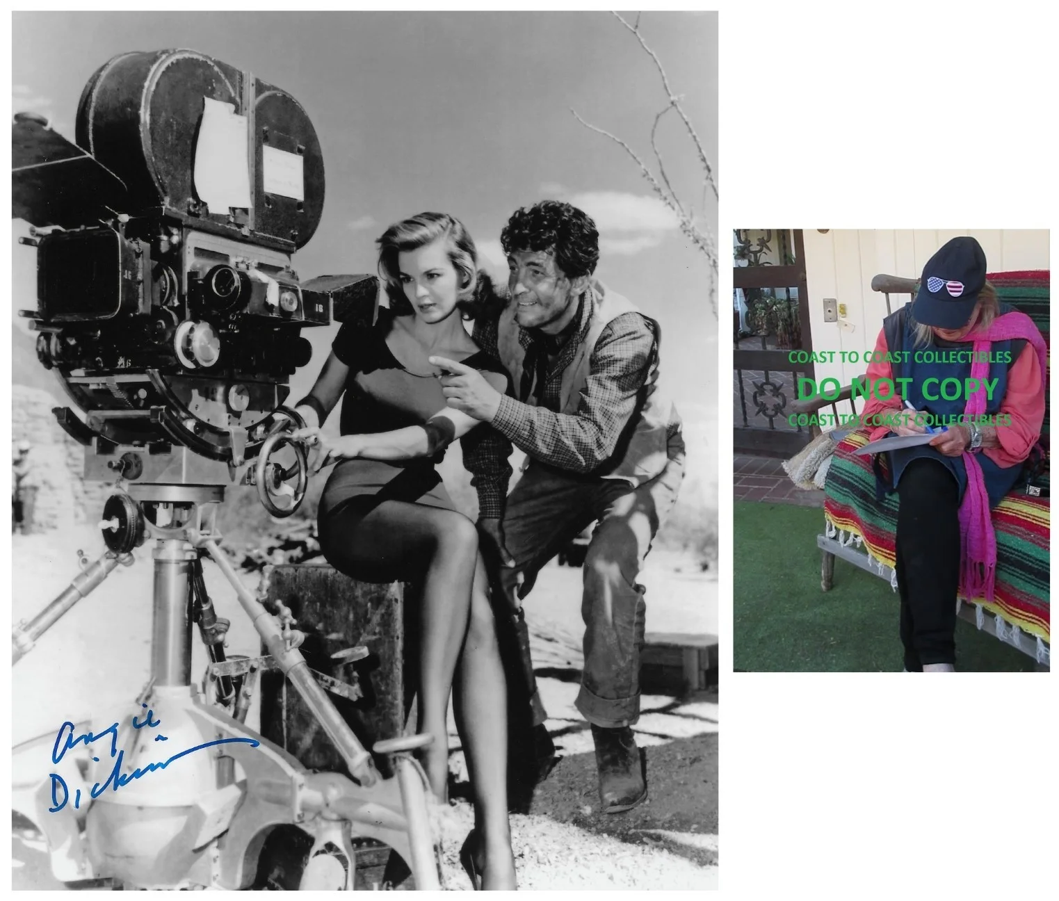 Angie Dickinson — Angie Dickinson Signed 8x10 Photo Exact Proof COA Autographed Rio Bravo Actress