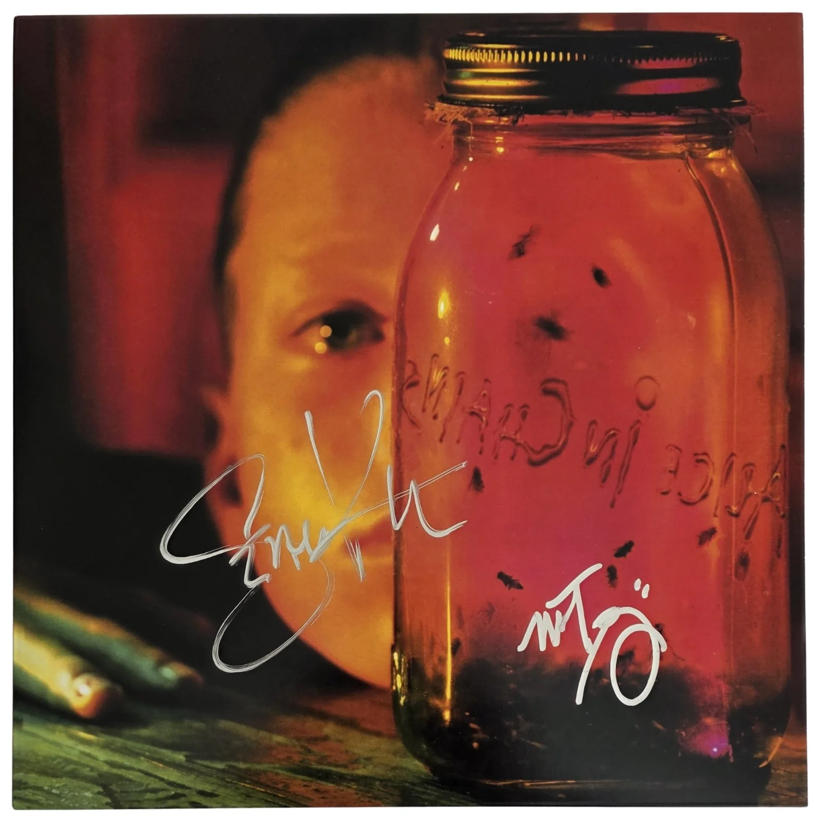 Alice In Chains Signed Jar of Flies Album COA Proof Autographed Vinyl Record, изображение 3