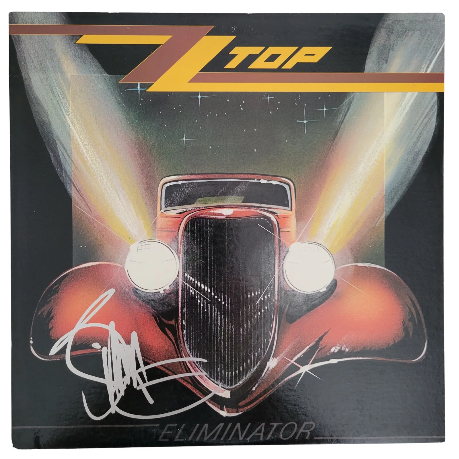 Billy Gibbons signed ZZ Top Eliminator album COA proof autographed vinyl record, изображение 3