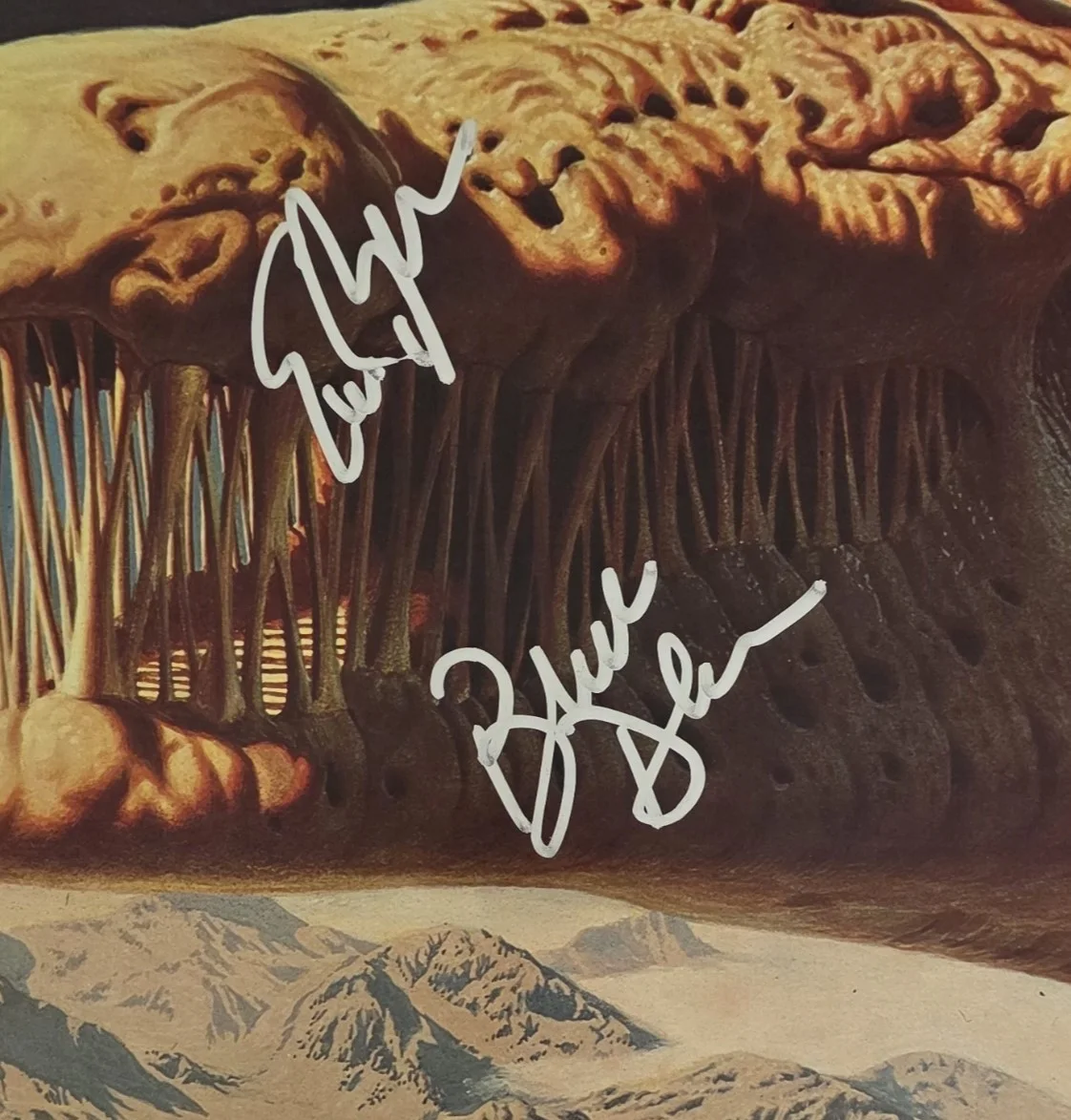 Blue Oyster Cult Signed Cultosaurus Erectus Album COA Proof Autographed Vinyl, изображение 3