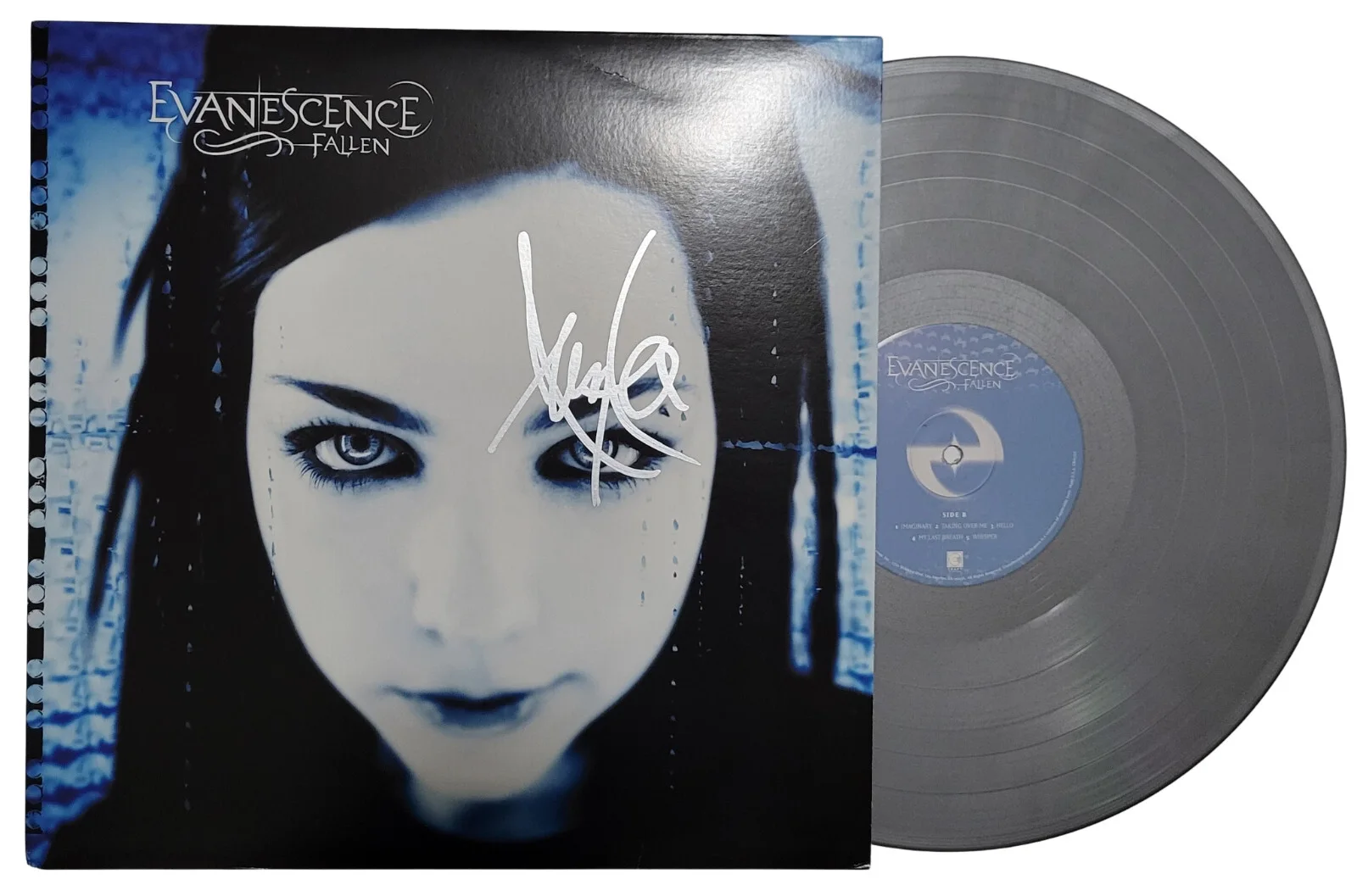 Amy Lee signed Evanescence Fallen album COA exact proof autographed vinyl record, изображение 2