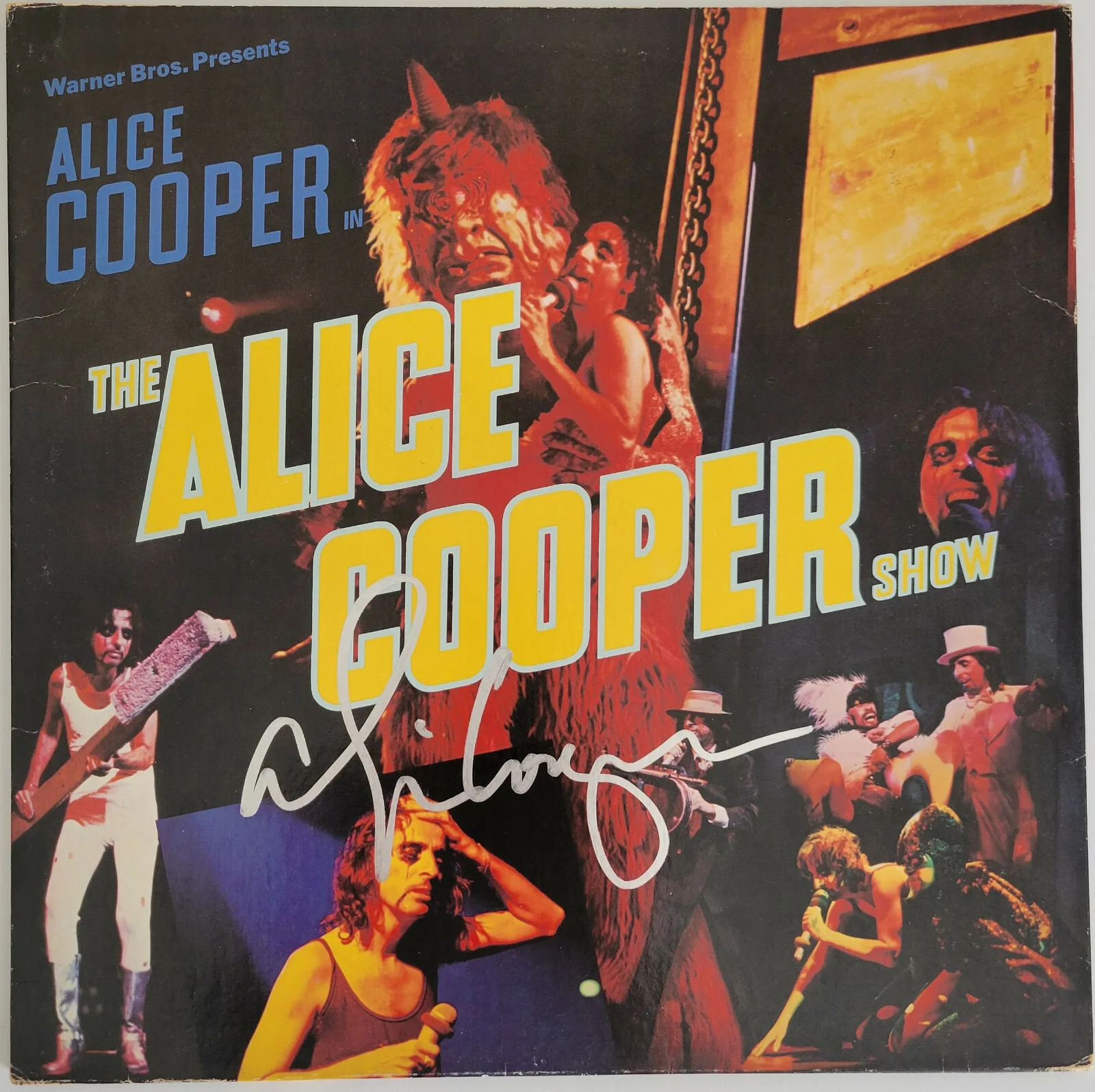 Alice Cooper signed Alice Cooper Show album COA autographed vinyl record proof, image 3
