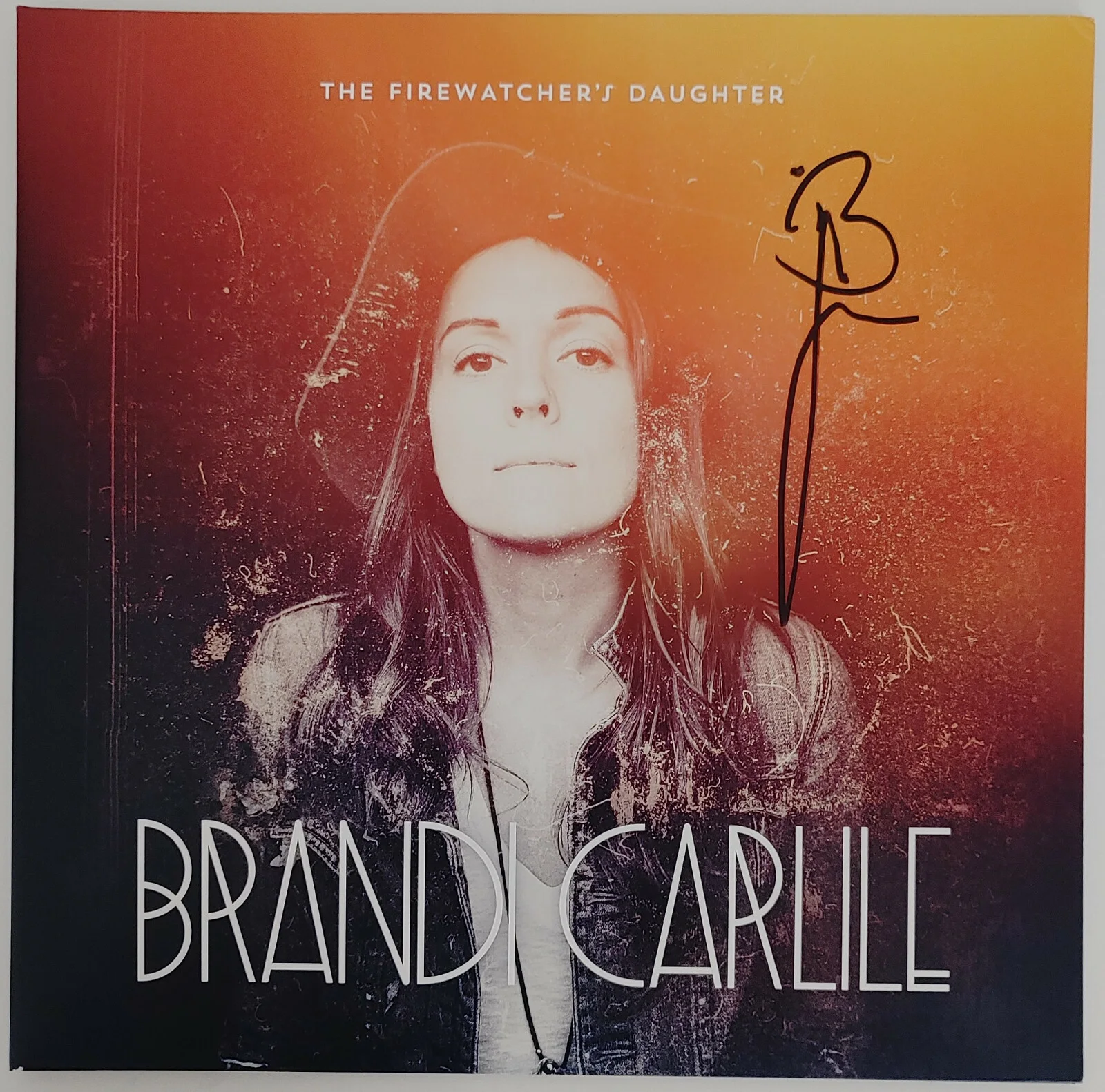 Brandi Carlile signed Firewatcher's Daughter album vinyl exact proof Beckett COA, изображение 2