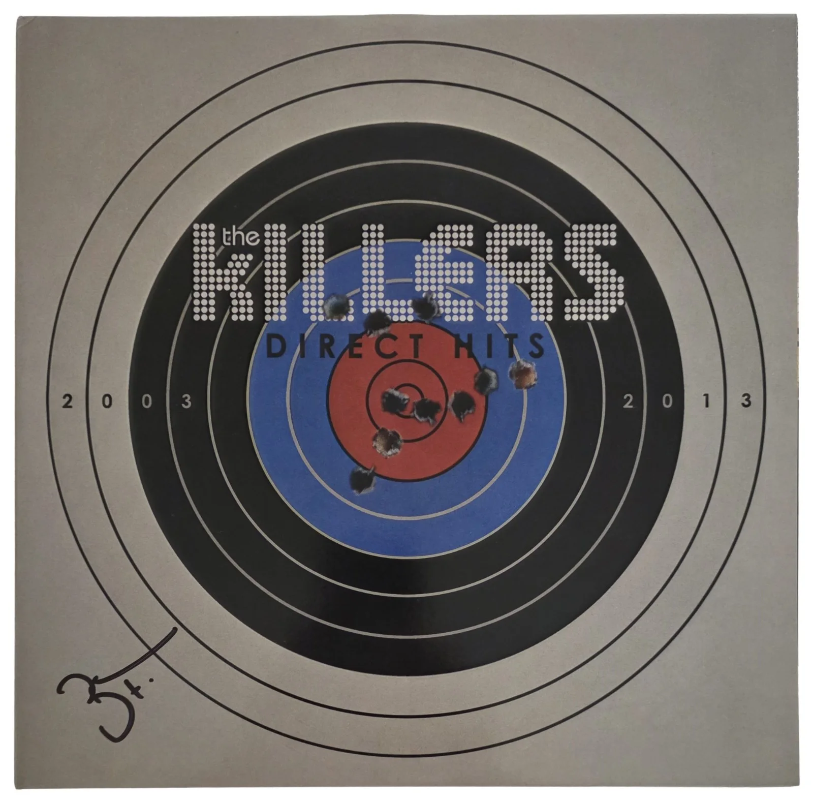 Brandon Flowers Signed The Killers Direct Hits Album COA Proof Autographed Vinyl, изображение 3