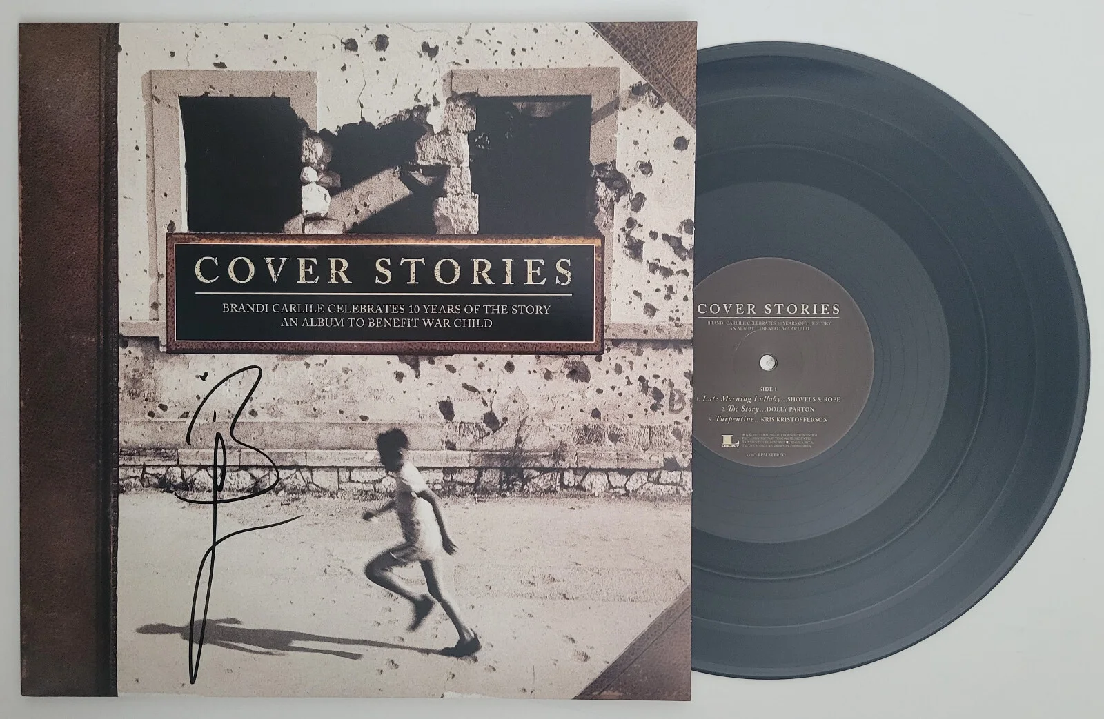 Brandi Carlile signed Cover Stories album vinyl LP COA exact proof autographed, изображение 2