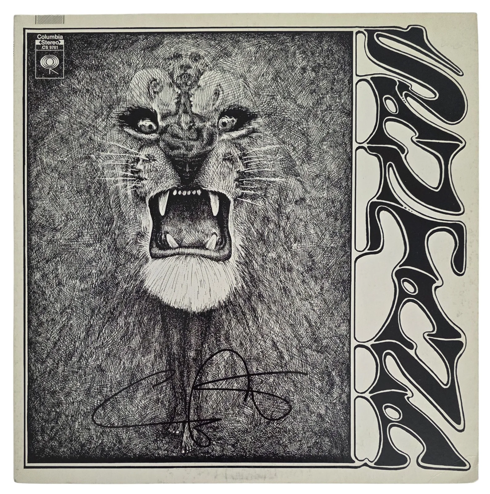 Carlos Santana Signed Santana Album COA Exact Proof Autographed Vinyl Record, image 4
