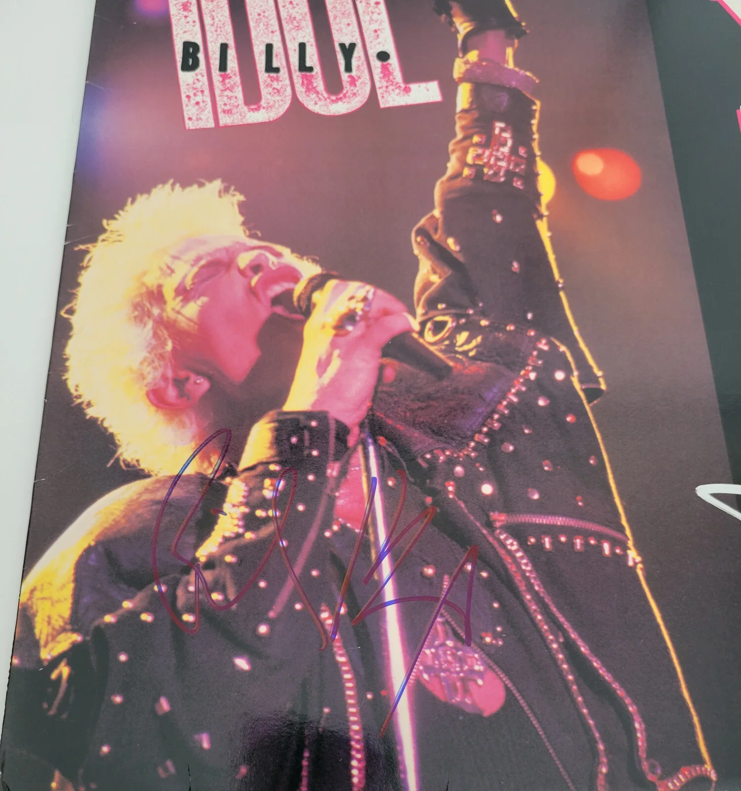 Billy Idol Steve Stevens signed Vital Idol album vinyl COA proof autographed, image 5