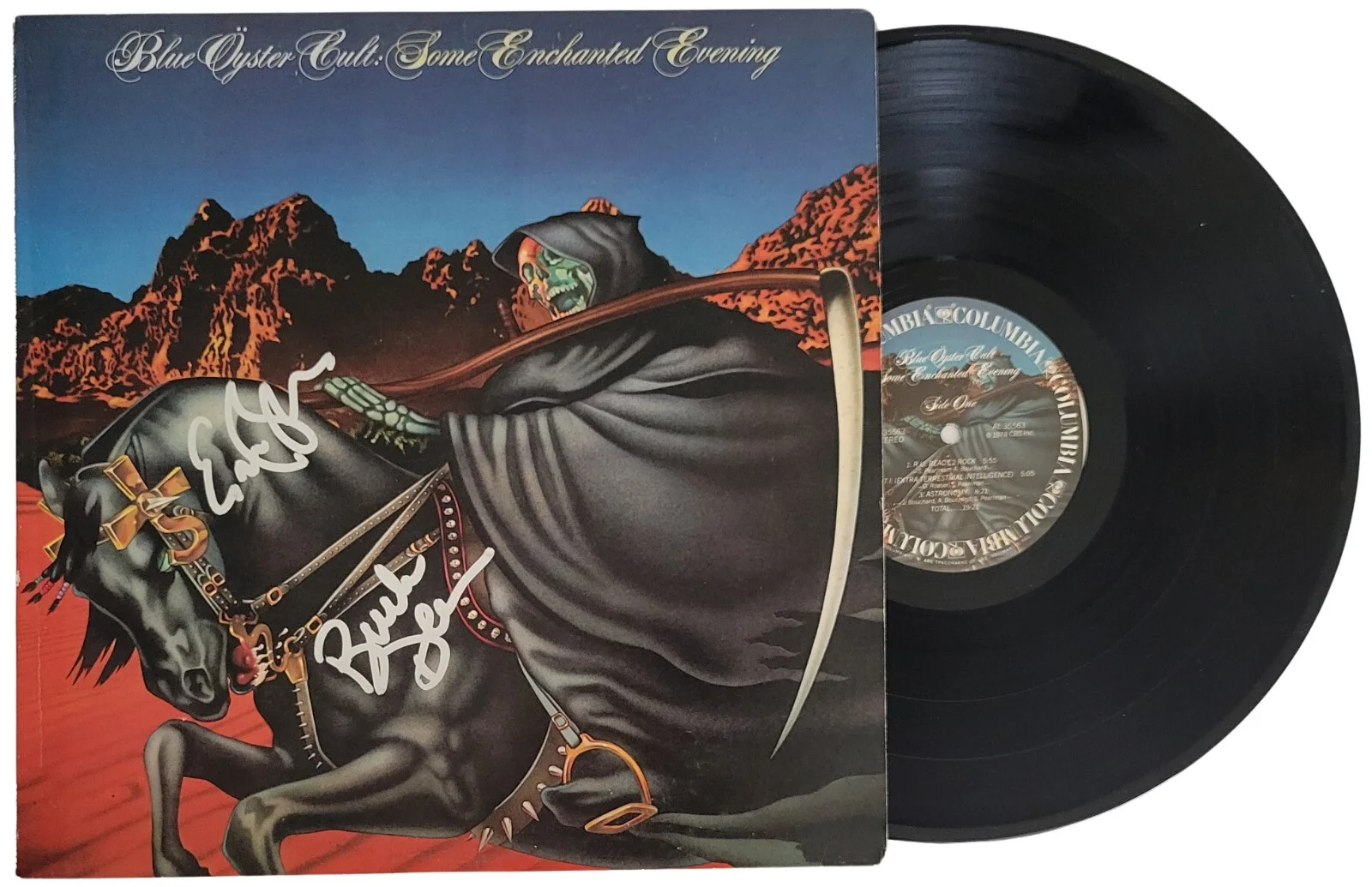 Buck Dharma Eric Bloom Signed Blue Oyster Cult Album COA Proof Autographed., изображение 2