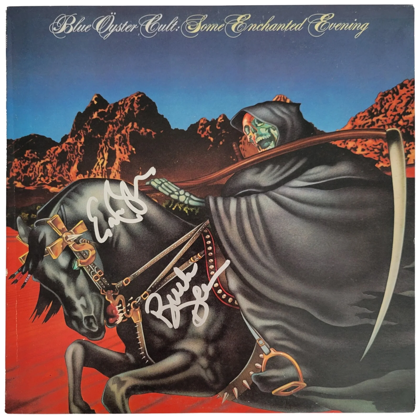 Buck Dharma Eric Bloom Signed Blue Oyster Cult Album COA Proof Autographed., изображение 5