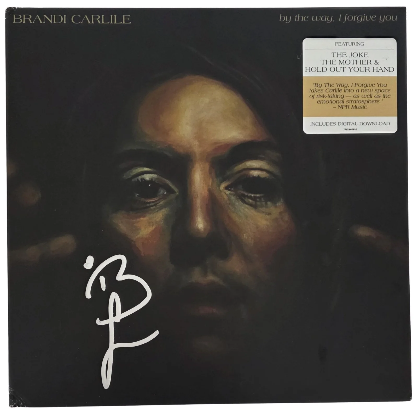 Brandi Carlile Signed By the Way I Forgive You Album Proof COA Autographed Vinyl, изображение 4