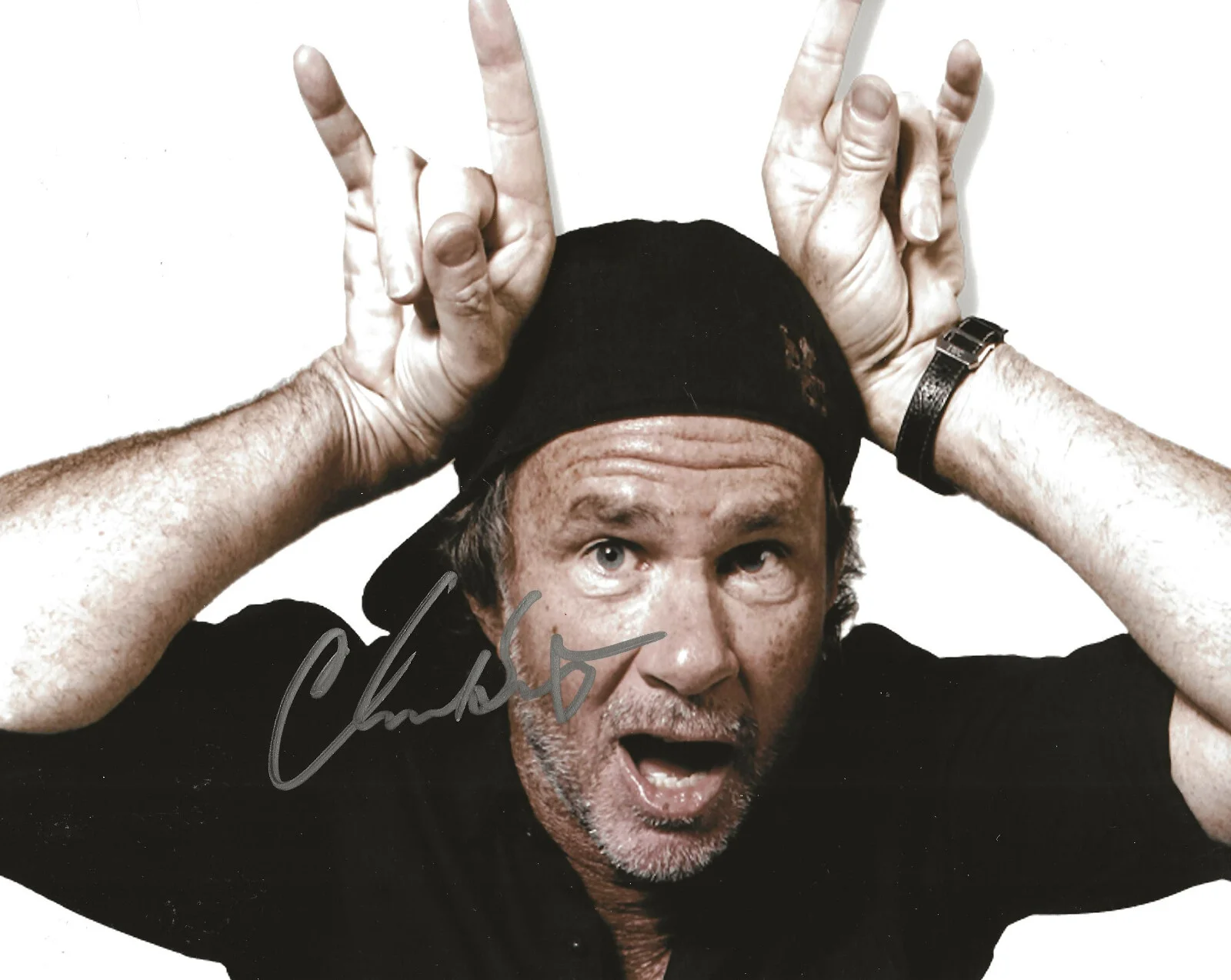 Chad Smith Red Hot Chili Peppers Drummer signed 8x10 photo COA Proof autograph, image 2