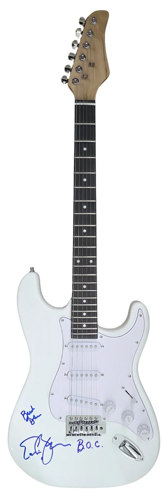 Blue Oyster Cult Signed Full Size Electric Guitar COA Exact Proof Autographed, изображение 4