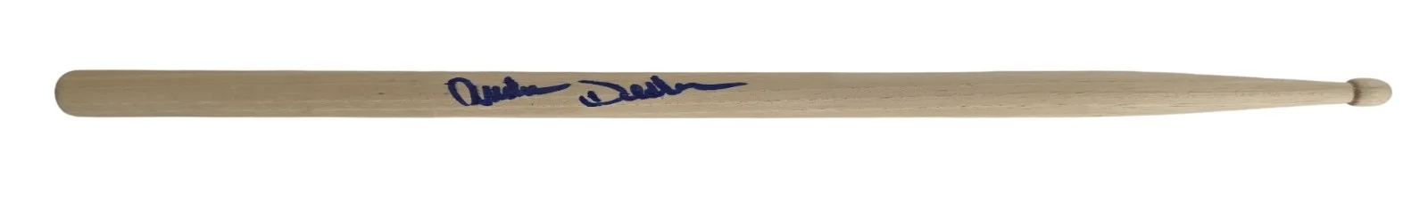 Audie Desbrow Great White Drummer Signed Drumstick COA Exact Proof Autographed, image 2