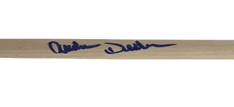 Audie Desbrow Great White Drummer Signed Drumstick COA Exact Proof Autographed, image 4