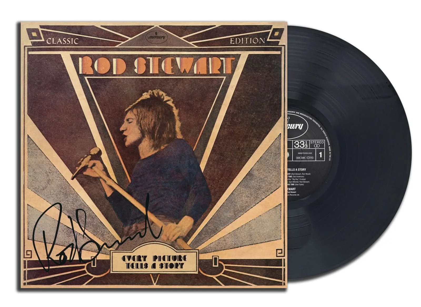Rod Stewart Signed EVERY PICTURE TELLS A STORY Autographed Vinyl Album LP, изображение 2