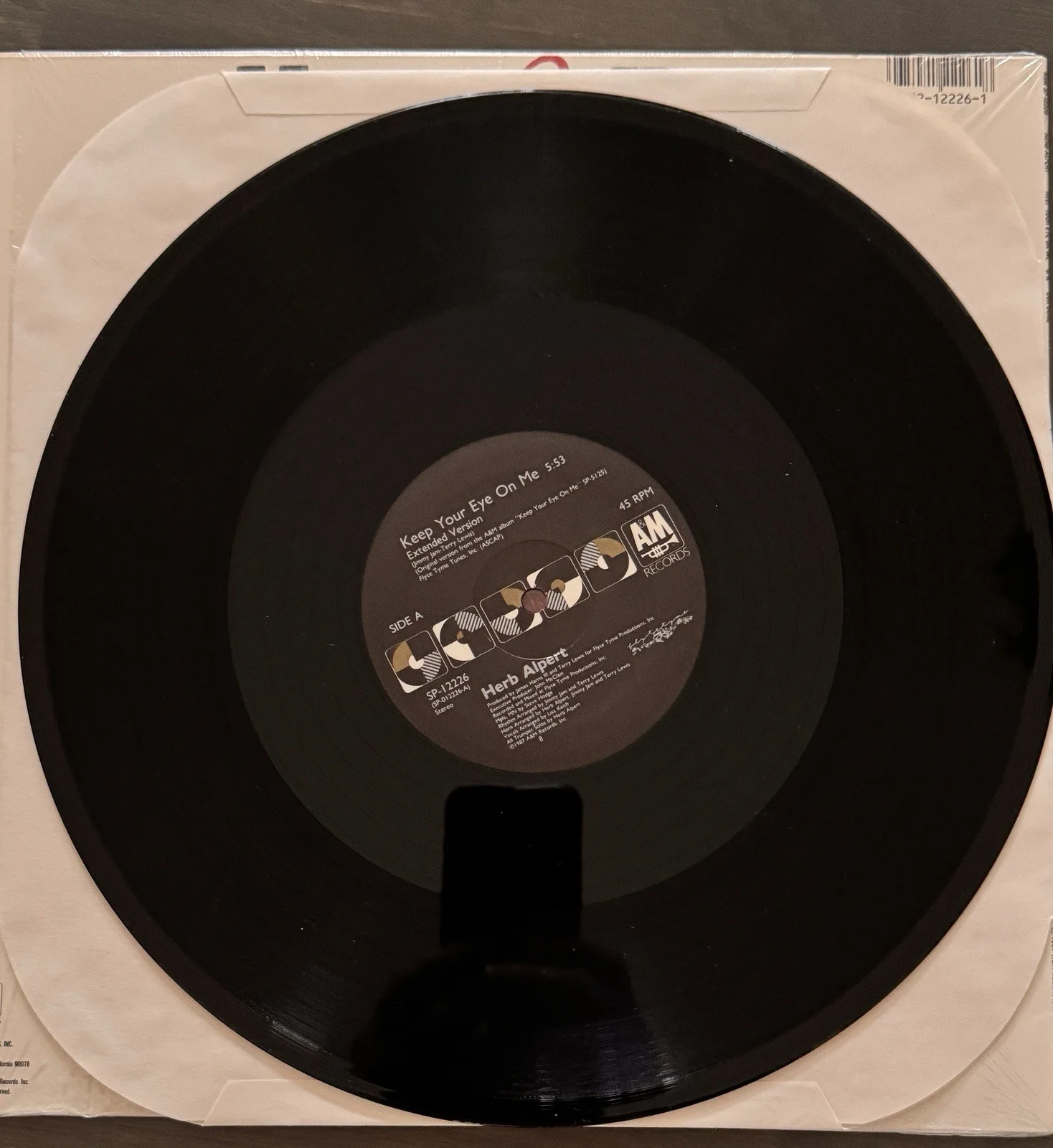 Herb Alpert Keep Your Eye On Me Vinyl Record A&M Records Original EX/EX, image 3