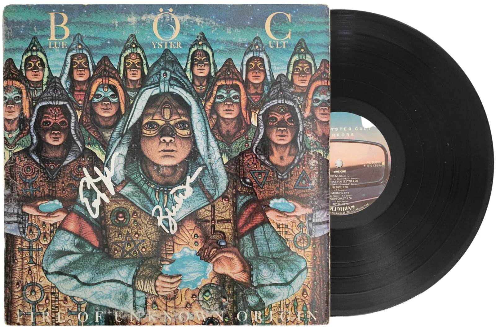 Buck Dharma Eric Bloom signed Blue Oyster Cult album COA exact proof-autographed, изображение 2