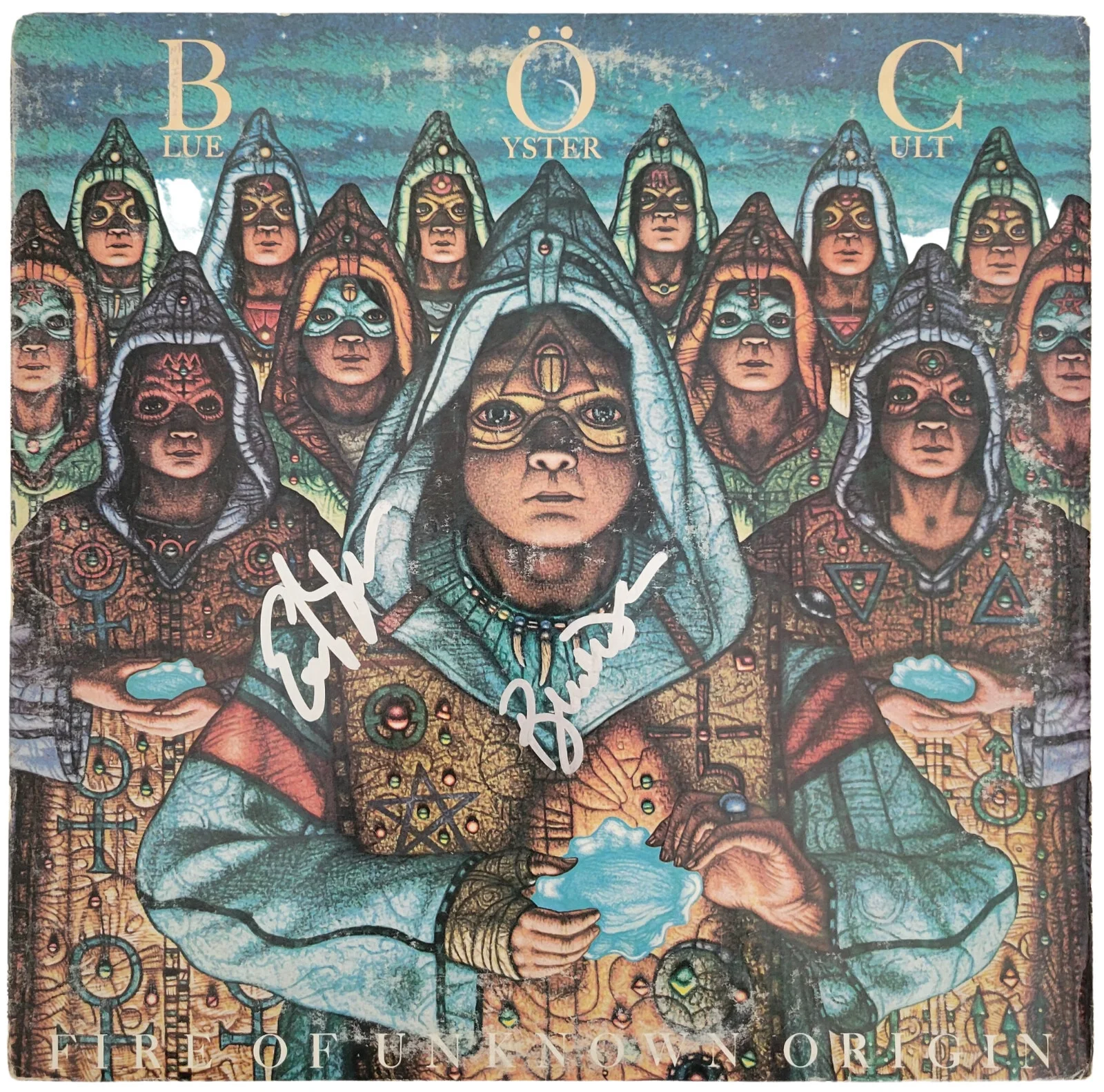 Buck Dharma Eric Bloom signed Blue Oyster Cult album COA exact proof-autographed, изображение 3