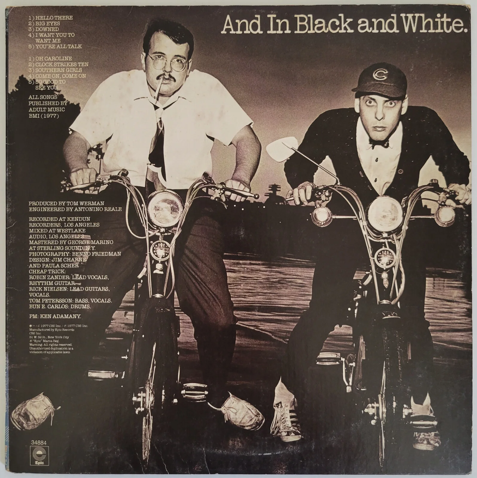 Cheap Trick signed In Color album vinyl COA proof Zander, Peterson,Nielsen auto, изображение 4