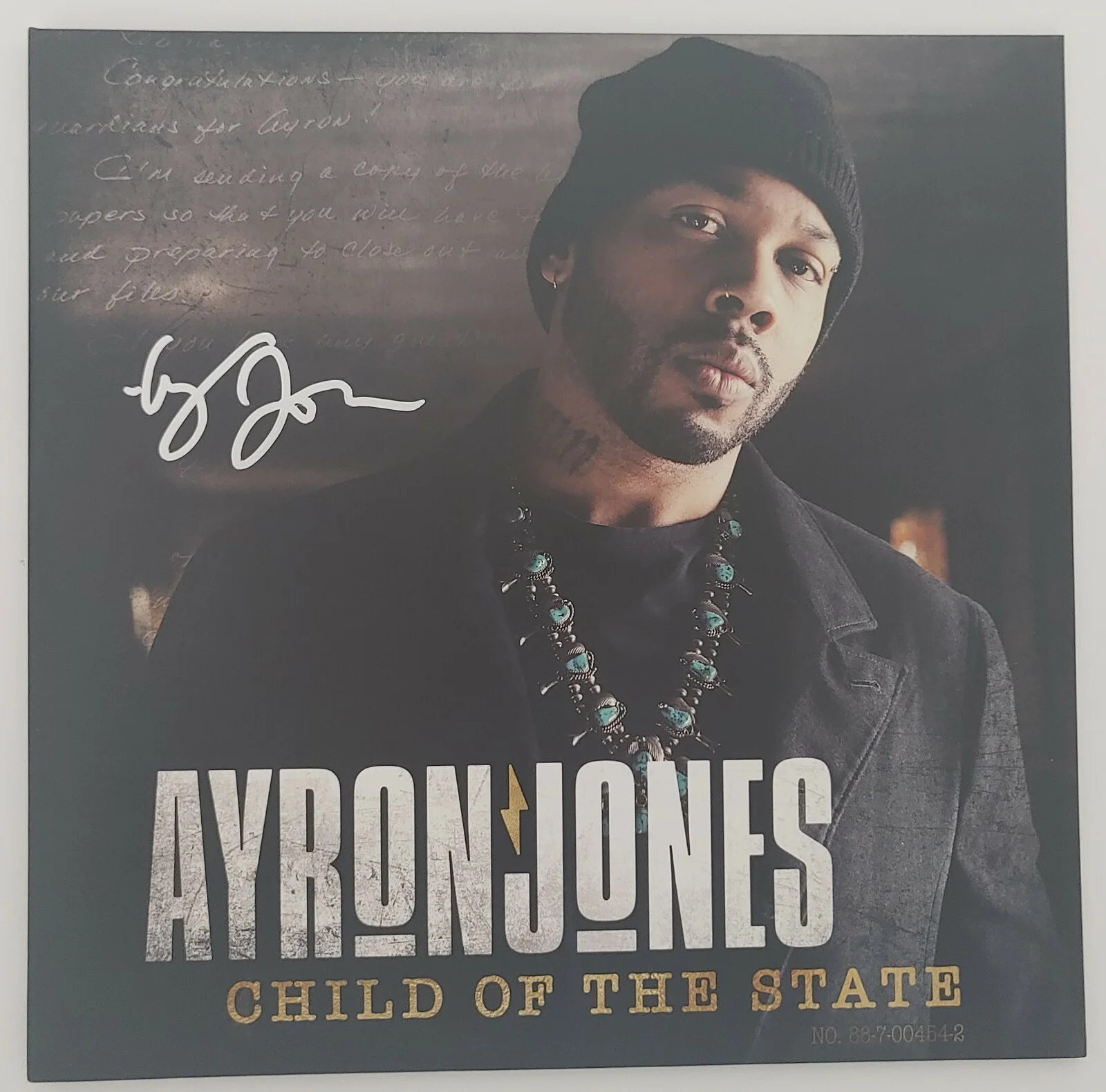 Ayron Jones signed Child of the State album vinyl record exact proof Beckett COA, изображение 2
