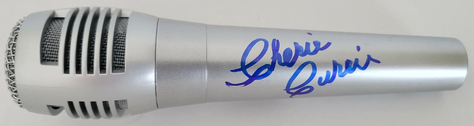 Cherie Currie The Runaway singer signed microphone mic COA exact Proof, image 2