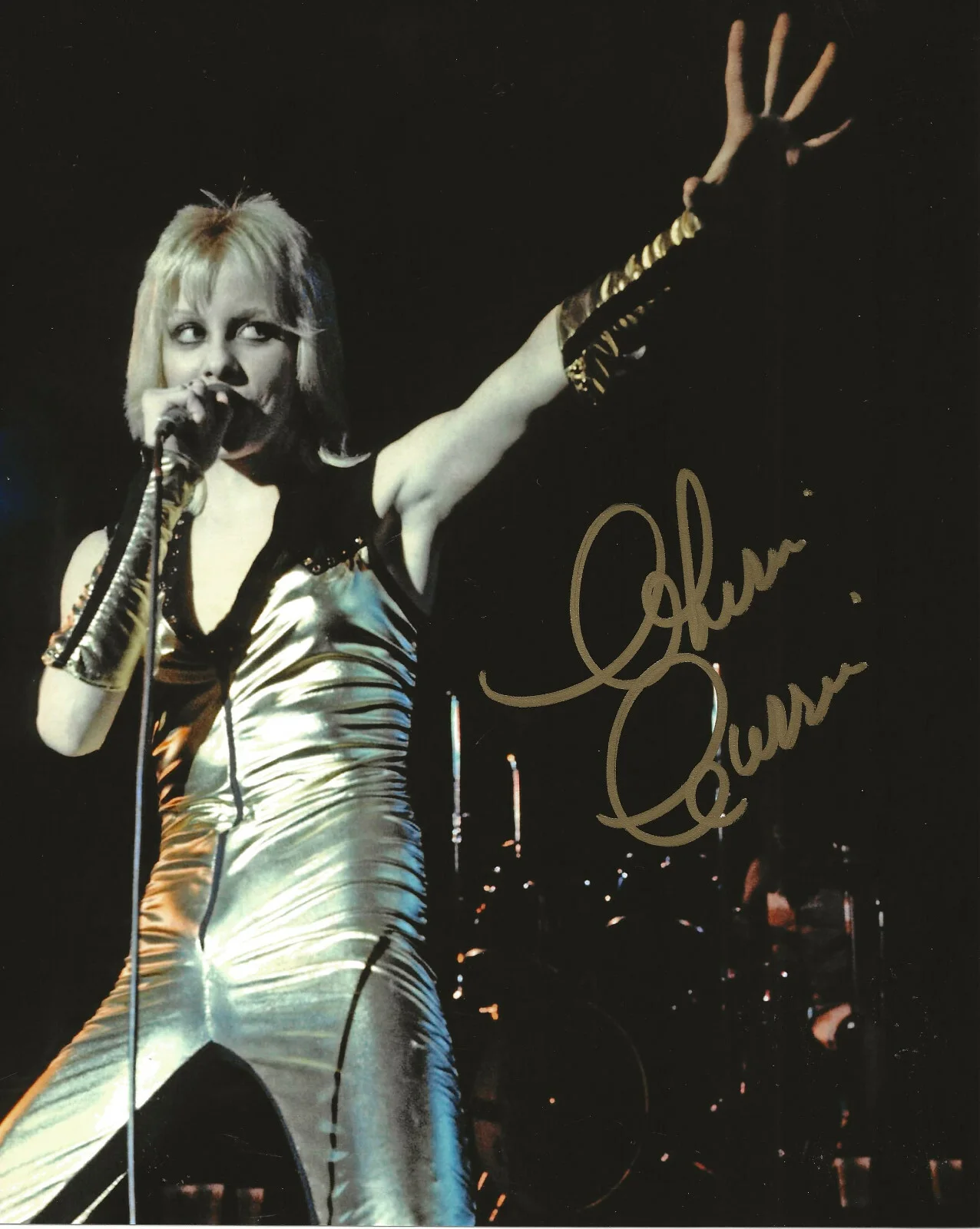 Cherie Currie The Runaways singer signed 8x10 photo COA exact proof, autographed, image 2