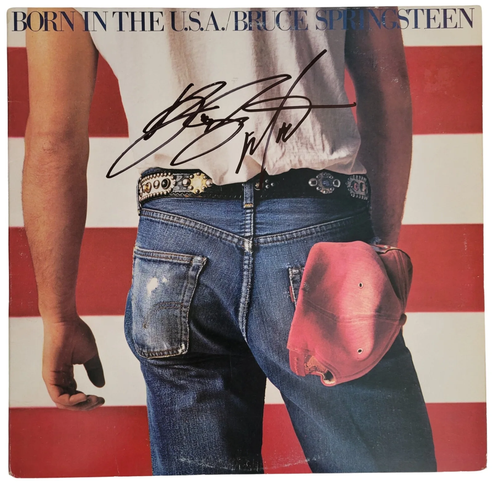 Bruce Springsteen Signed Born In The USA Album Vinyl COA Proof Autographed, image 3