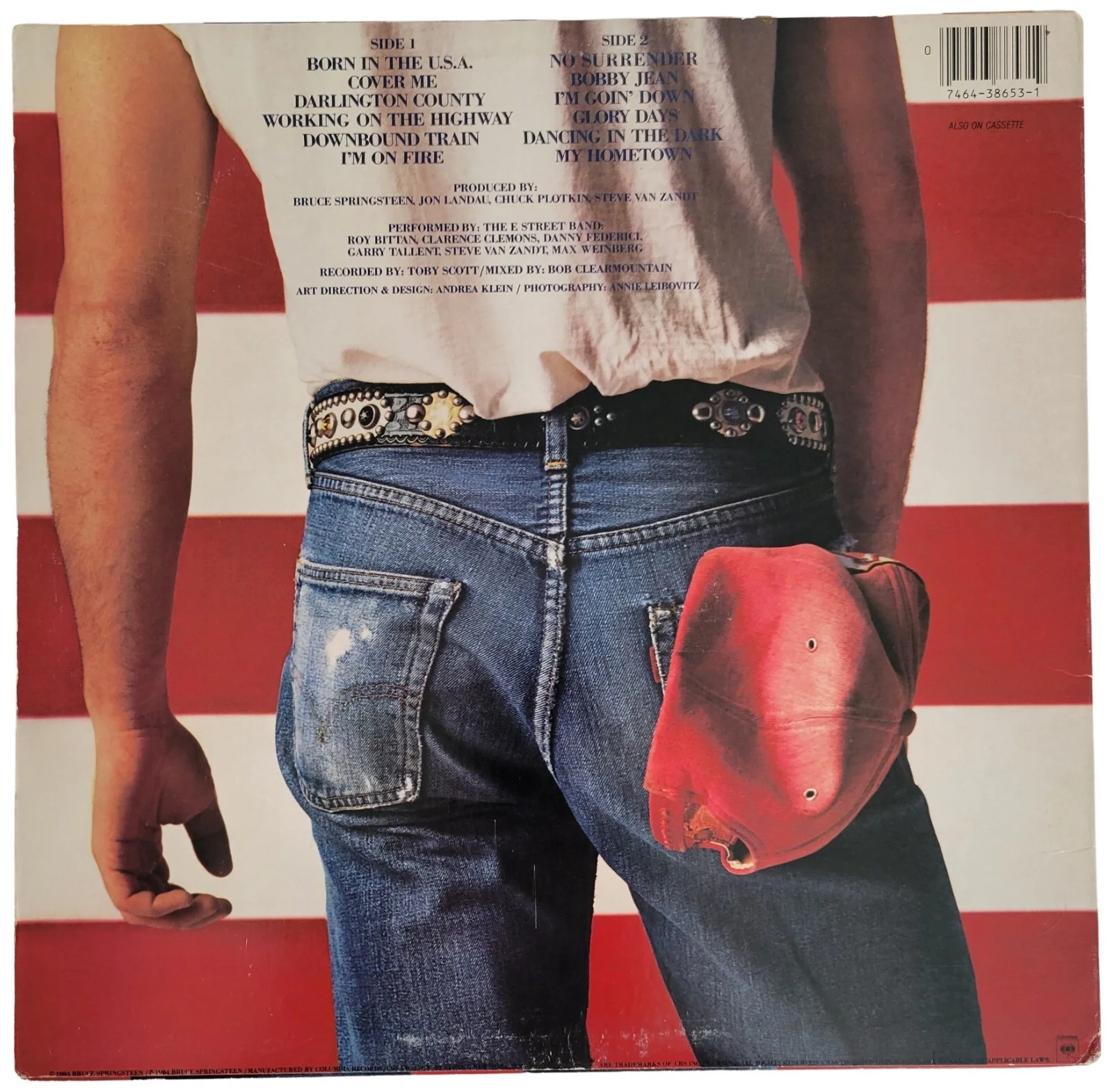 Bruce Springsteen Signed Born In The USA Album Vinyl COA Proof Autographed, image 4